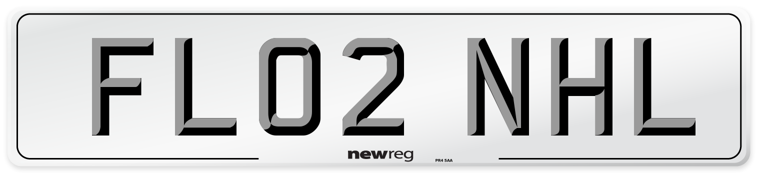 FL02 NHL Number Plate from New Reg